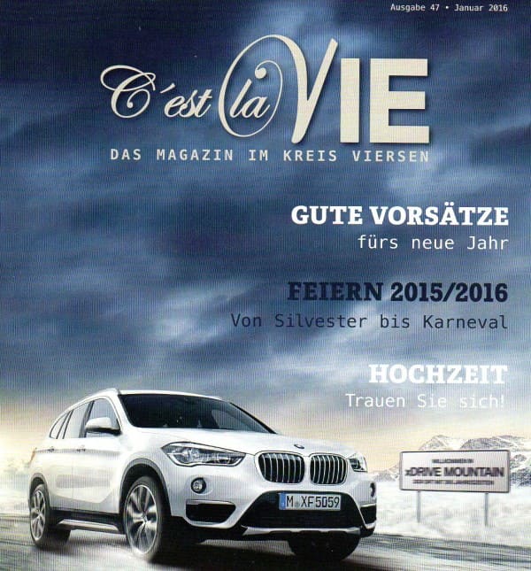 Cover C'est la VIE 01/2016